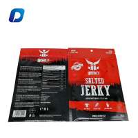 China factory Wholesale three side seal bag smell proof resealable beef jerky bags