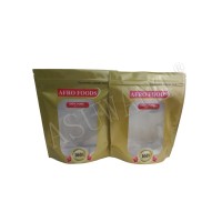 Good Aseptic Safe Three Side Seal Vaccum Dry Food Edible Packing Bags Without Handles Plastic Bags With clear Window